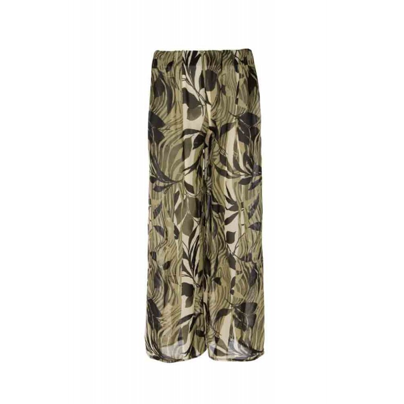 VIDAL KHAKI LEAVES PANTS